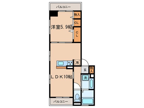 マホラマ府中の物件間取画像